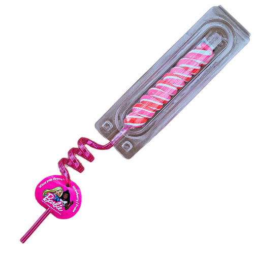 Barbie Wizzy Pop Straw Lollipop - Sparty Girl