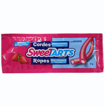 Sweetarts Tangy Strawberry Rope Candy - Sparty Girl