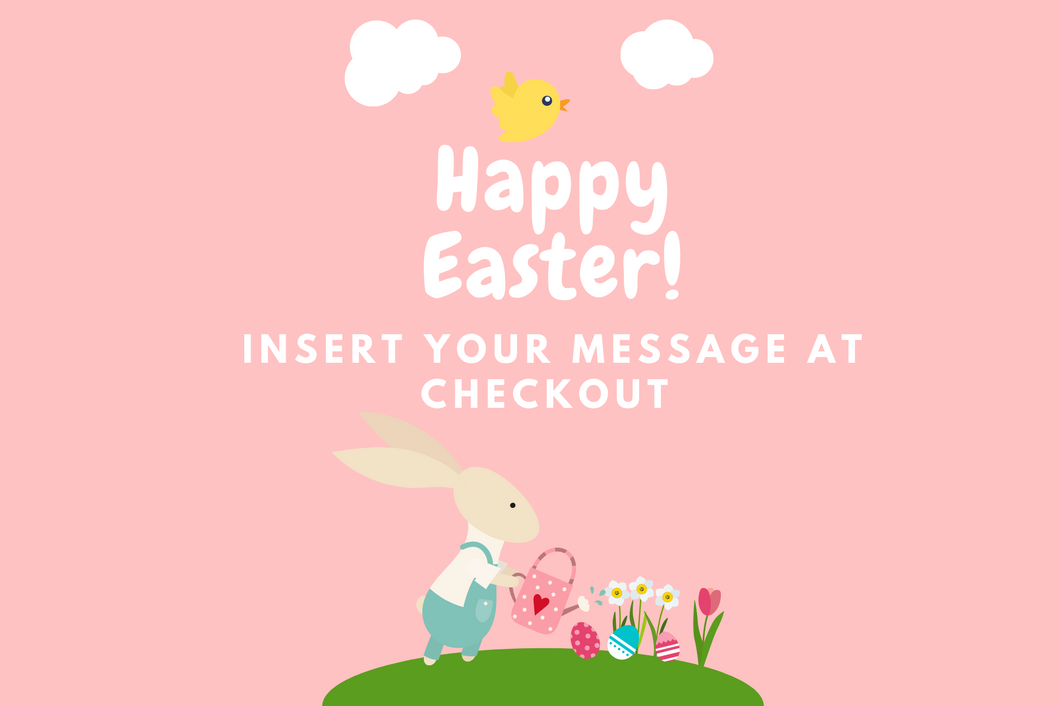 Happy Easter Bird and Bunny Sticker - Sparty Girl