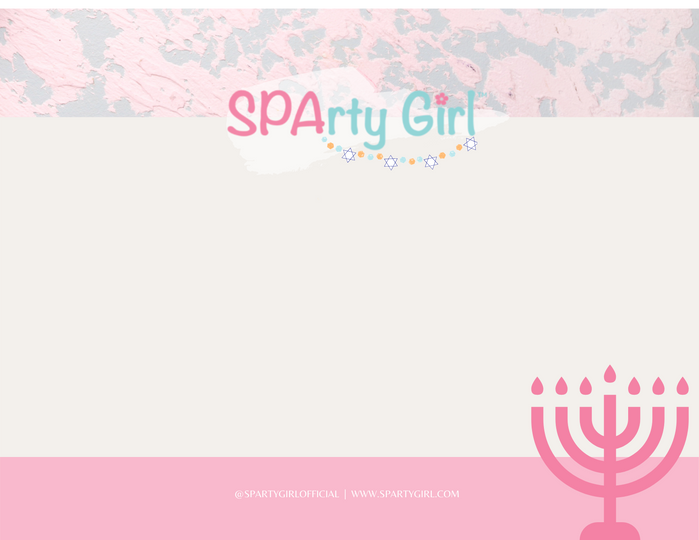 Hanukkah Card - Sparty Girl