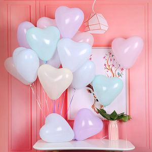 Heart-shaped Latex Decorative Balloons - Sparty Girl
