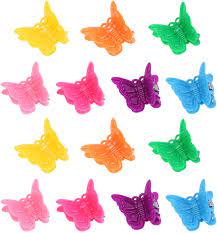 Pack of 5 90’s Butterfly Clips - Sparty Girl