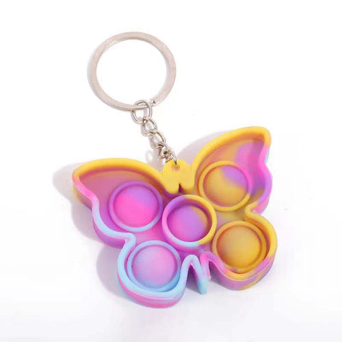 Butterfly Fidget Sensory Toy Keychain - Sparty Girl