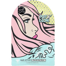 Load image into Gallery viewer, POP N&quot; Glow - Pop art Hair Mask - Sparty Girl
